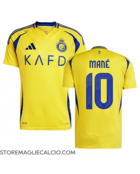 Al-Nassr Sadio Mane #10 Maglia Gara Casa Repliche 2024-25 Maniche Corte